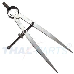 Sattler-Anreisszirkel, max. Radius 30 cm, (12 Zoll)