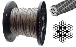 250m Drahtseil 1,5mm EDELSTAHL 7x7 Stahlseil Windenseil Seil Draht Rostfrei Niro