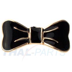Concho #162 33mm Schleife Schwarz Leathercraft Conchos