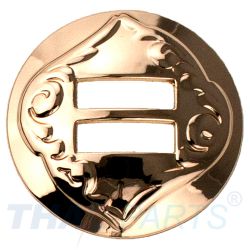Concho #200 32mm Western Grtel Conchos geschlitzt Gold