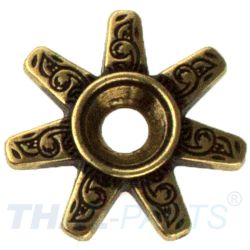 Concho #204 20mm Sporen Antik Bronze Conchos