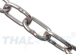 10m Schweisskette 2mm x 12mm DIN 766 Edelstahl V4A