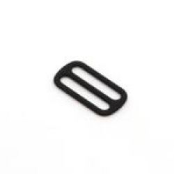 50er Pack Schieber ( Stopper ) 25mm Zinkdruckguss Rund Schwarz