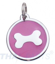 5er Pack Halsbandanh�nger Knochen rosa #23 Schmuck Anh�nger