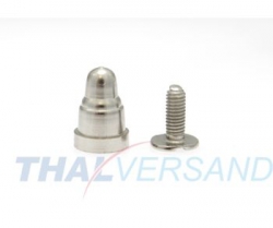 50er Pack Schraubnieten Killernieten Spikes 7,5 x 12mm Stumpf