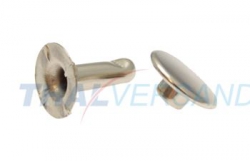 100er Pack Doppel Hohlnieten 7x7mm Unten offen Doppelhohlnieten