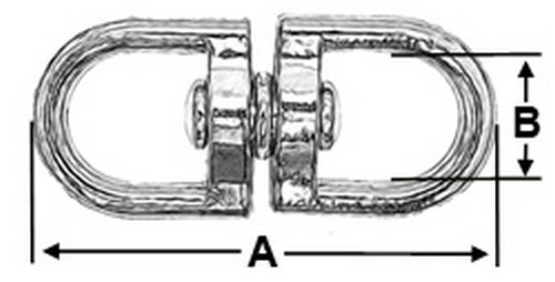 10er Pack Wirbel Rund 12mm Zinkdruckguss vernickelt