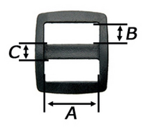 50er Pack Schieber Hoch 40mm Acetal ( Stopper )