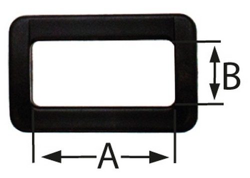 10er Pack Schlaufe Hoch 30mm x 15mm Kunststoff Schlaufen