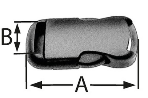 50er Pack Steckschnalle Typ #2251 25mm gerade Steckschlie�er