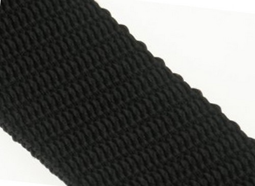 50m Gurtband 15mm Breit ca. 1,6mm stark / Schwarz Polypropylen