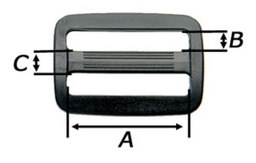 50er Pack Schieber ( Stopper ) 50mm Regulator Kunststoff Acetal