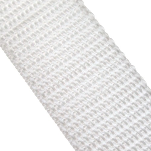 10m Gurtband 40mm Breit ca. 1,6mm stark / Rohweiss Polypropylen