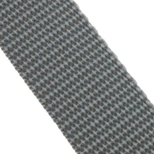 10m Gurtband 10mm Breit ca. 1,6mm stark / Silbergrau Polypropylen