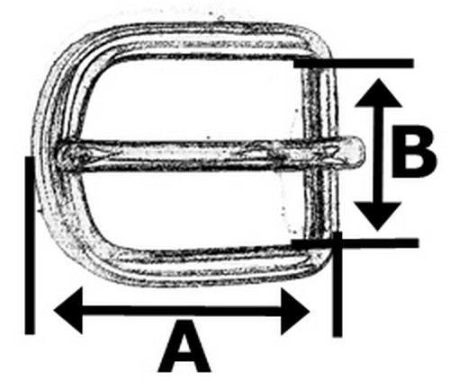 Zaumschnalle 20mm Edelstahl Rostfrei Niro Zaumschnallen