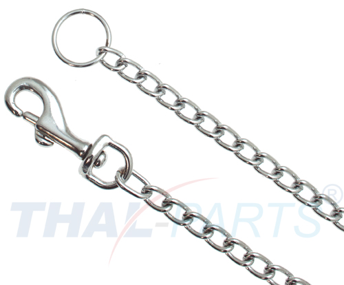 Fhrkette 90cm x 4,0mm ohne Handschlaufe Stahl verchromt