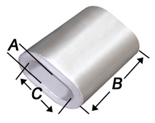 10er Pack Aluminium Pressklemmen 3,0mm Alu Presshlsen DIN 3093
