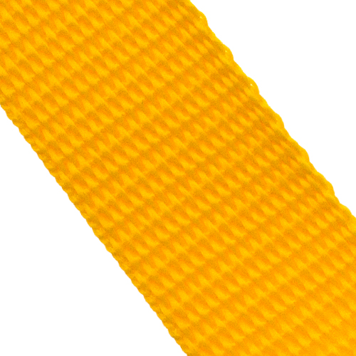 10m Gurtband 15mm Breit ca. 1,6mm stark / gelb Polypropylen