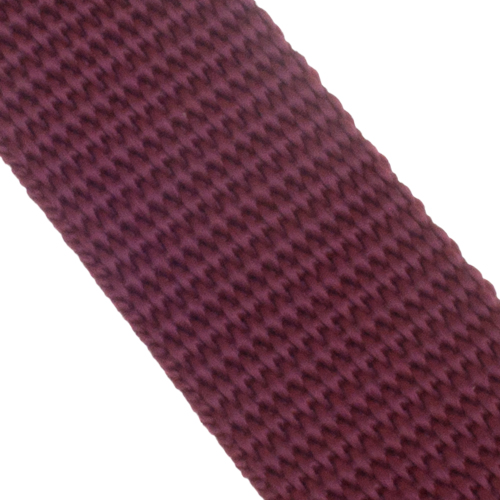 10m Gurtband 15mm Breit ca. 1,6mm stark / bordeauxrot Polypropylen