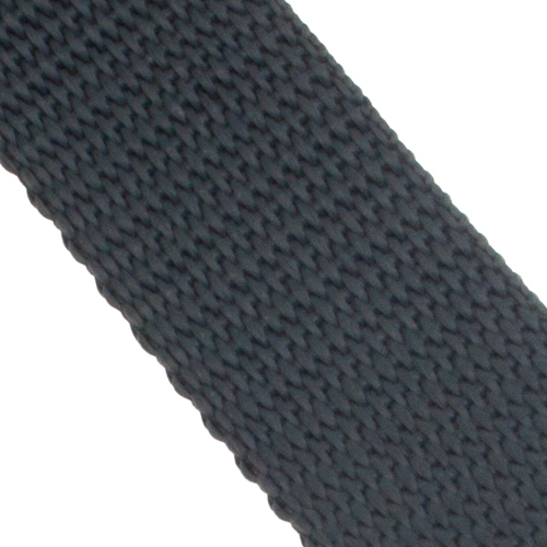 10m Gurtband 10mm Breit ca. 1,6mm stark / dunkelgrau Polypropylen