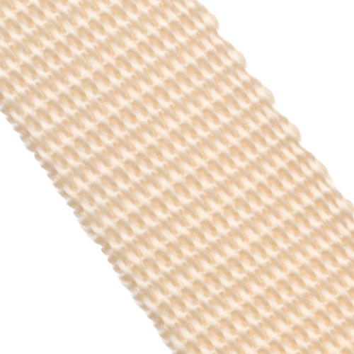 10m Gurtband 15mm Breit ca. 1,6mm stark / beige Polypropylen