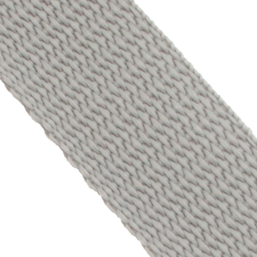 10m Gurtband 10mm Breit ca. 1,6mm stark / grau Polypropylen