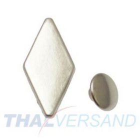 10er Pack Ziernieten Raute #47 Motivnieten Ledernieten