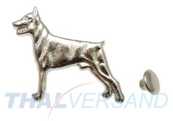10er Pack Ziernieten Hund Dobermann #444 Motivniete Lederniete