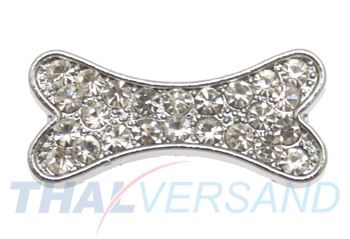 Strassmotiv - Knochen - zum Aufschieben - 4mm - Strass Motiv #30