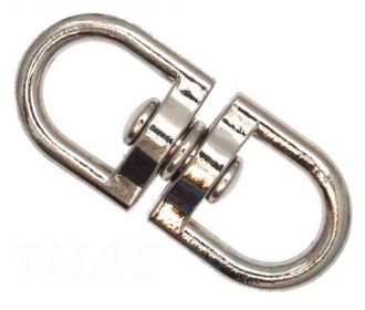 10er Pack Wirbel Rund 12mm Zinkdruckguss vernickelt