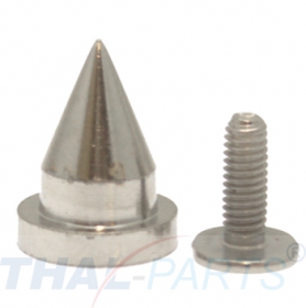 50er Pack Schraubnieten Killernieten Spikes 10 x 13mm Spitz #92