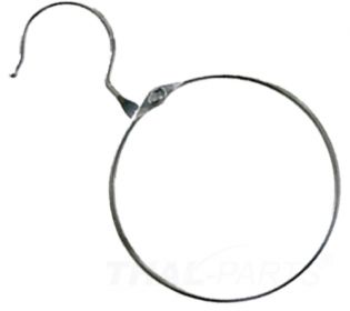 10er Pack Warenringe mit Haken 90mm Stahl gehrtet vern. Warenring Grtelring