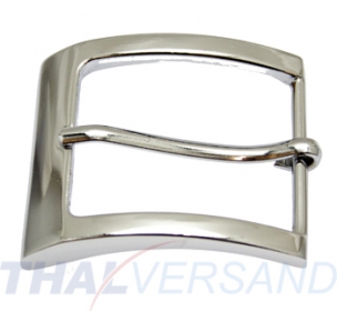 10er Pack Grtelschnallen 35mm Zinkdruckguss verchromt