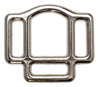 10er Pack Halfterringe 3-fach 25mm Halfterring Temperguss vern.