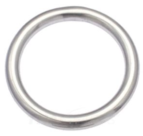 Halbrund Ring O-Ring D-Ring Metallring Rundringe V4A Rostfrei Edelstahlringe Öse 