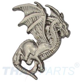 Concho #021 26mm Silbern Drache Rechts Biker Sattel G�rtel Conchos