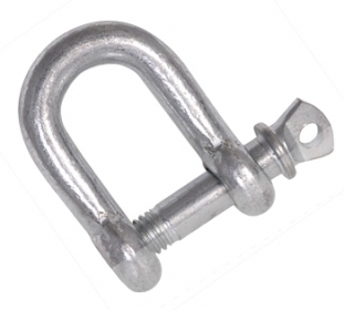50er Pack Sch�kel gerade Form - 8mm - 200kg Traglast - Stahl