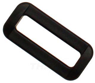 50er Pack Schlaufe eckig 30mm x 7,8mm Kunststoff Schlaufen