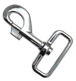 10er Pack Karabinerhaken 40mm x 81mm m. geradem Wirbel Karabiner