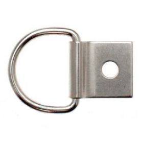 10er Pack D-Ring mit Befestigungs Clip - D-Ring: 25mm