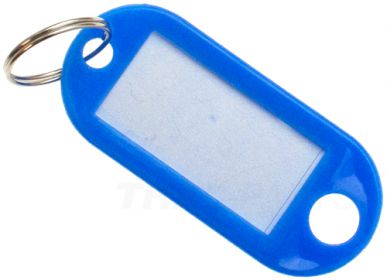 1.000er Pack Schl�sselschilder Hell Blau Schl�sselanh�nger