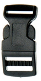 50er Pack Steckschnallen gebogen 16mm Acetal  ( Steckschlie�er )