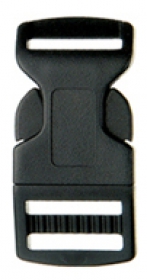 50er Pack Steckschnallen gebogen 20mm Acetal  ( Steckschlie�er )