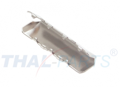 50er Pack Gurtbandende f�r 30mm Gurtband Metall Silbern Endst�ck