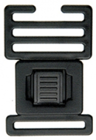 10er Pack Steckschnallen Flach ( Steckschlie�er ) 25mm Acetal