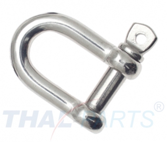 Sch�kel gerade kurze Form 6mm Edelstahl rostfrei Niro V4a