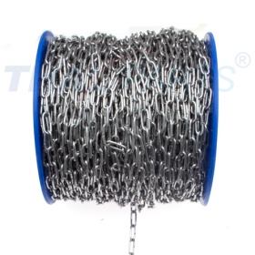 50m Uhrkette 1,1mm x 8,0mm x 4,5mm #U110 Altzinn Zierkette Kette fr Glasbild