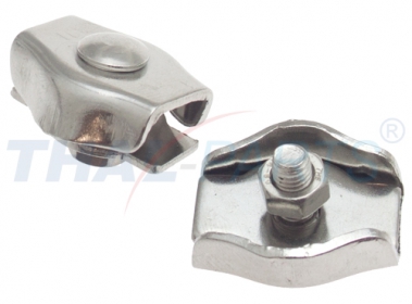 Simplex Drahtseilklemme 2mm Edelstahl Rostfrei Niro V4A Simplexklemme