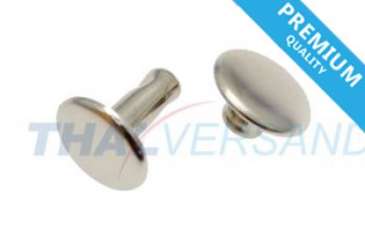 100er Pack Doppel Hohlnieten Premium 10x10mm Unten zu