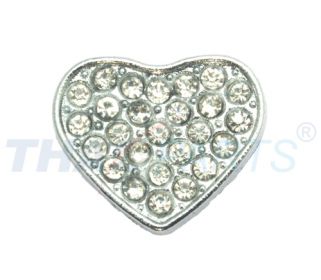 Strassmotiv Herz zum Aufschieben f�r 10mm Gurtband